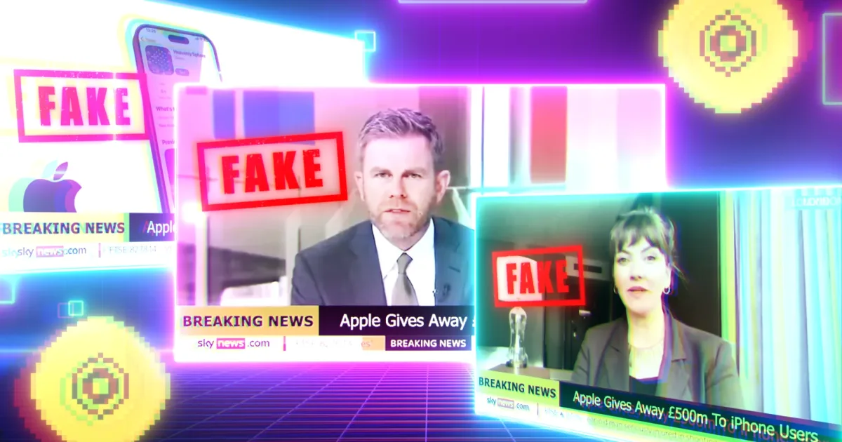 Sky News journalists victim of DeepFake for Illegal Casino