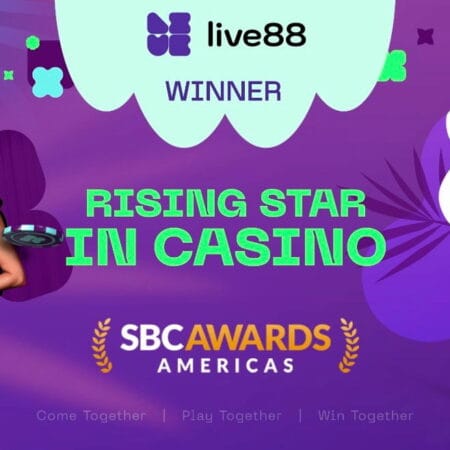 Live88 Awarded Rising Star in Casino at SBC Awards Americas