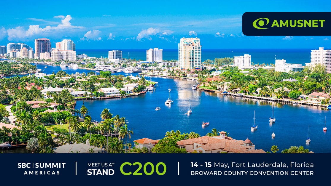Amusnet to take its latest online and live casino innovations to SBC Summit Americas