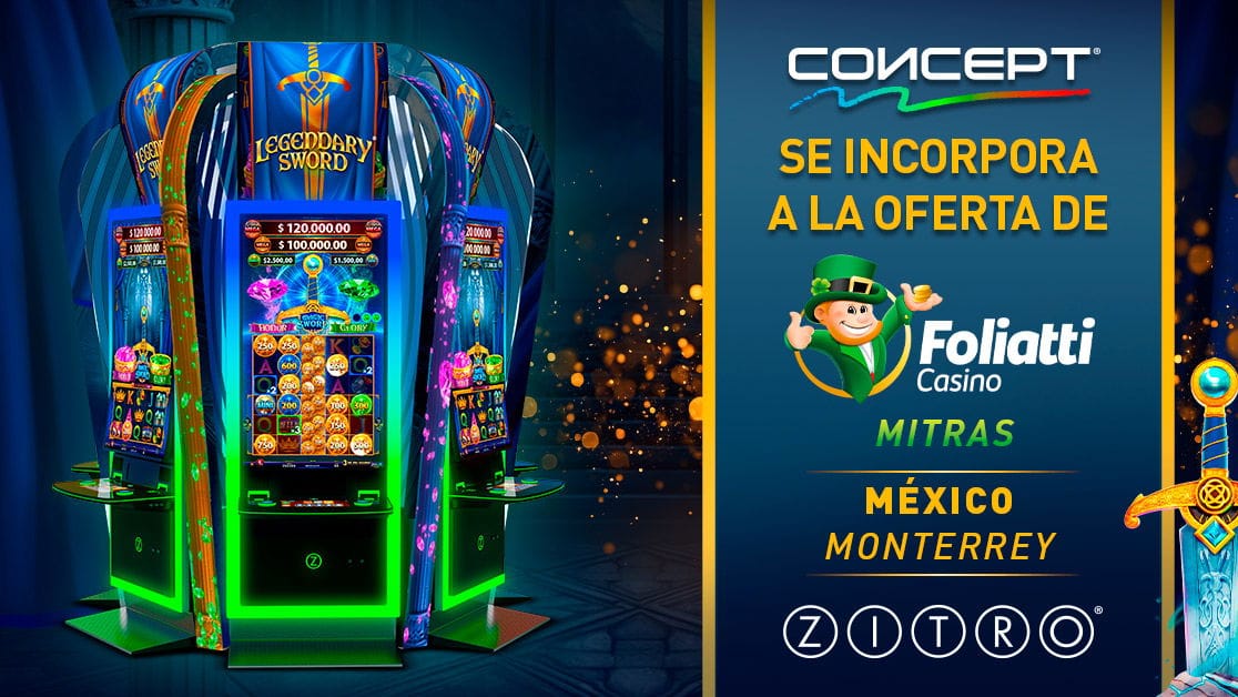 Zitro Installs its CONCEPT Cabinets at Foliatti Casino Mitras in Monterrey