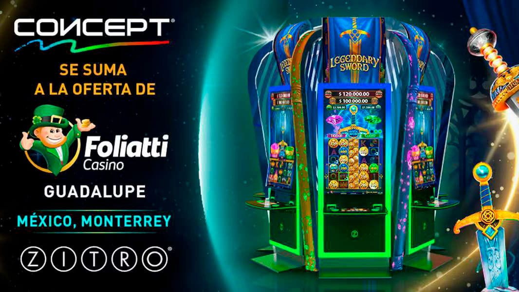 Foliatti Casino Guadalupe Adds Zitro’s CONCEPT Cabinet Line